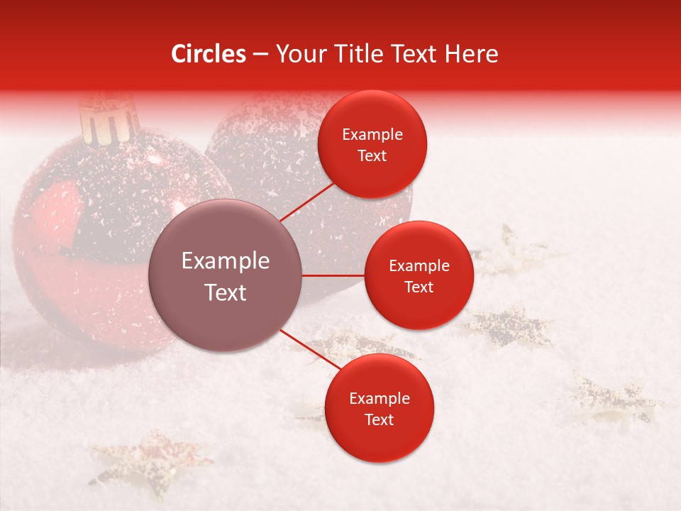 Golden Star Red PowerPoint Template