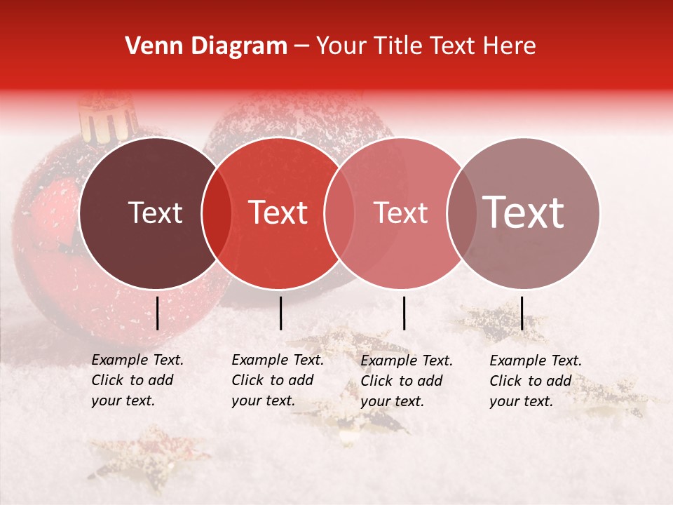 Golden Star Red PowerPoint Template