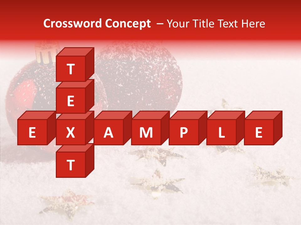 Golden Star Red PowerPoint Template