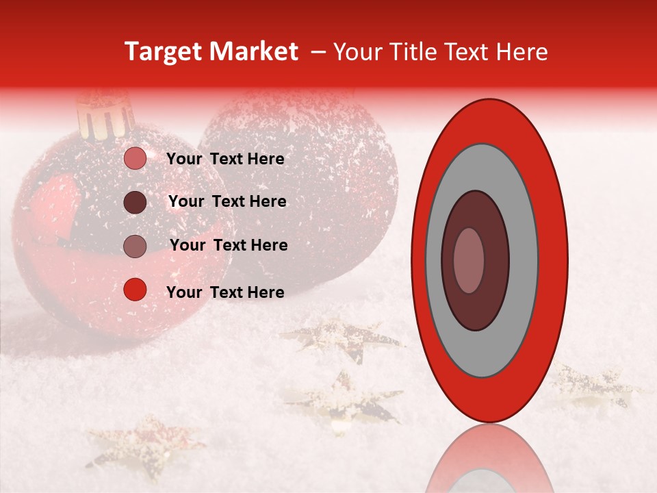 Golden Star Red PowerPoint Template