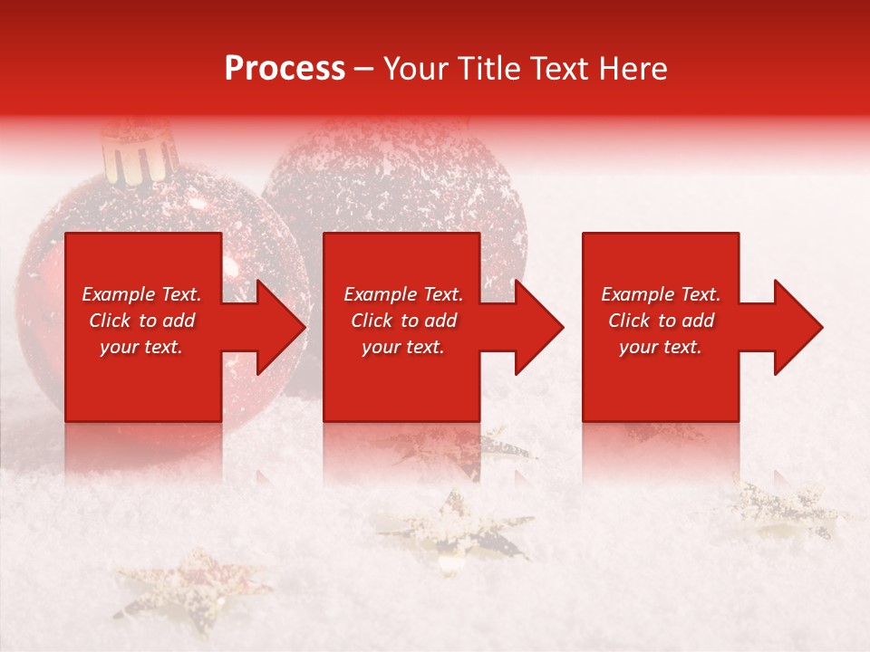 Golden Star Red PowerPoint Template