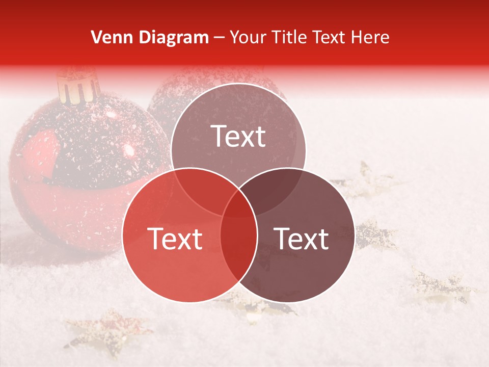 Golden Star Red PowerPoint Template