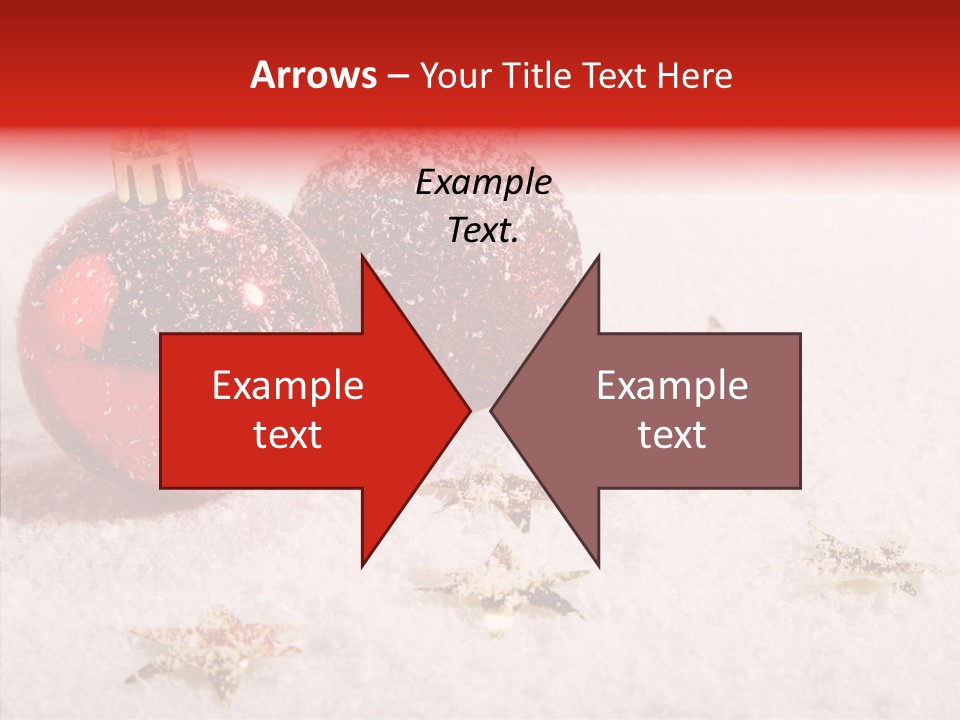 Golden Star Red PowerPoint Template