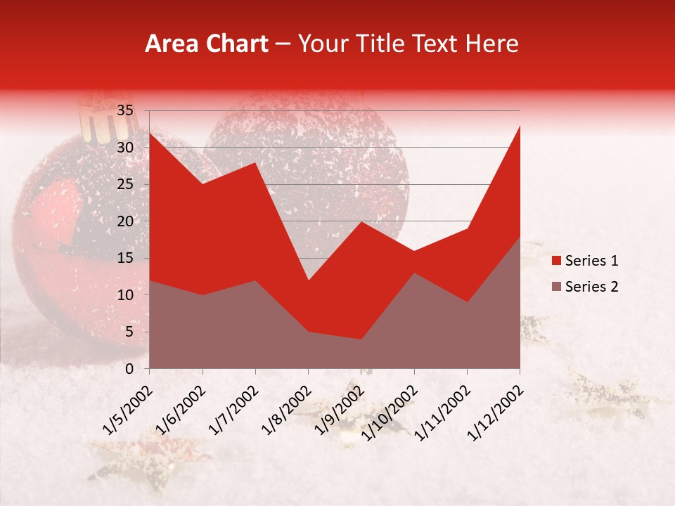 Golden Star Red PowerPoint Template