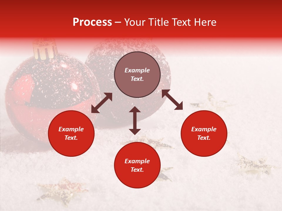 Golden Star Red PowerPoint Template