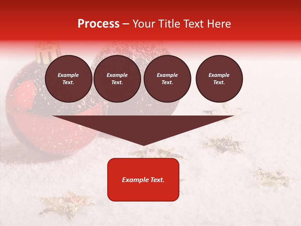 Golden Star Red PowerPoint Template