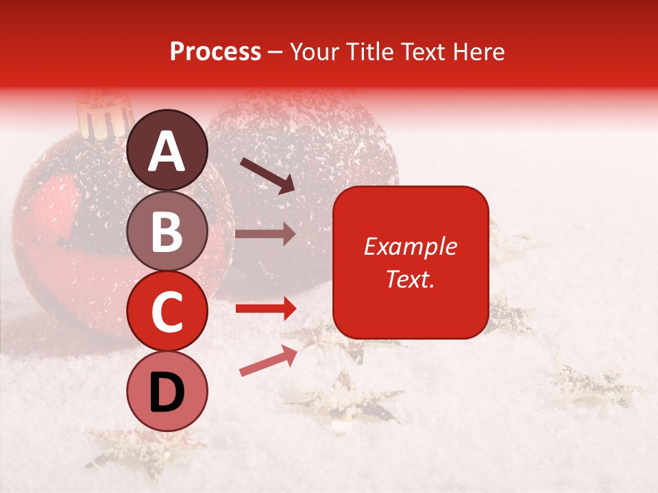 Golden Star Red PowerPoint Template