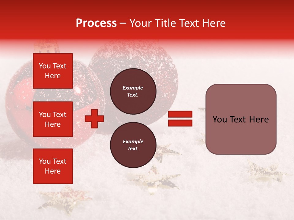 Golden Star Red PowerPoint Template