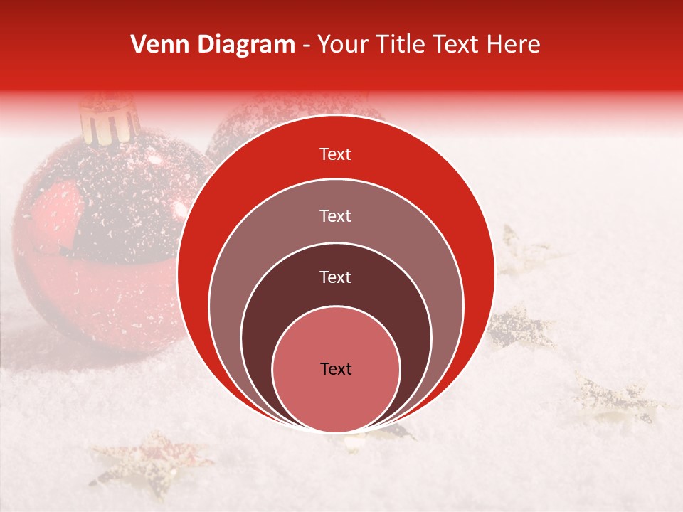 Golden Star Red PowerPoint Template