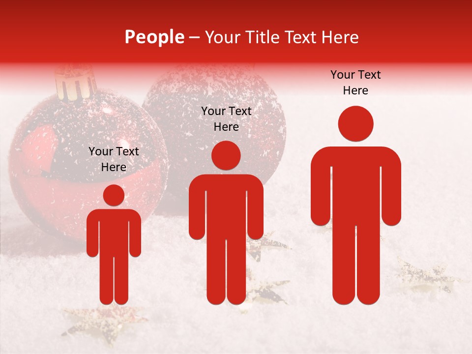 Golden Star Red PowerPoint Template