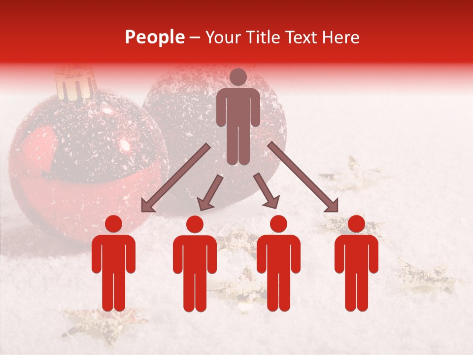 Golden Star Red PowerPoint Template