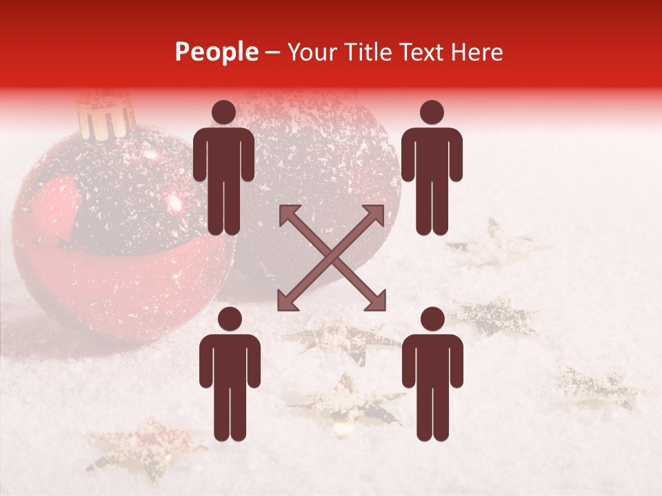 Golden Star Red PowerPoint Template