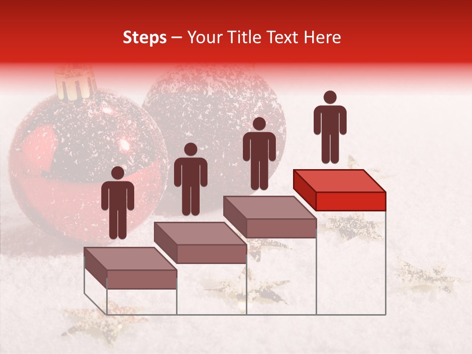 Golden Star Red PowerPoint Template