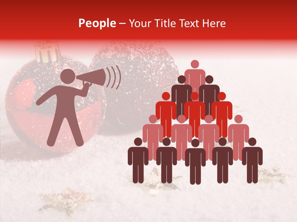 Golden Star Red PowerPoint Template