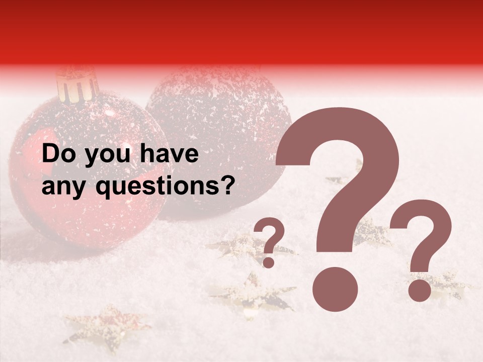 Golden Star Red PowerPoint Template