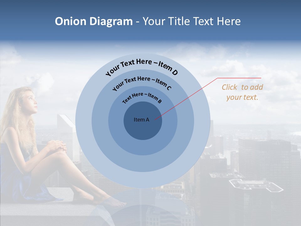 Work Blonde Legs PowerPoint Template