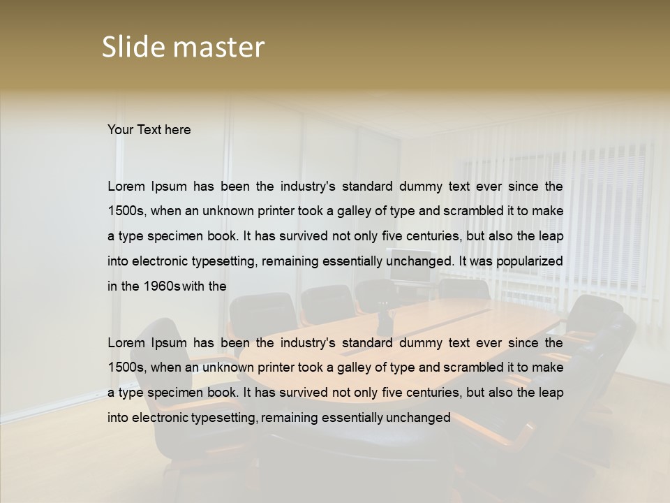 Writing Humor Board PowerPoint Template