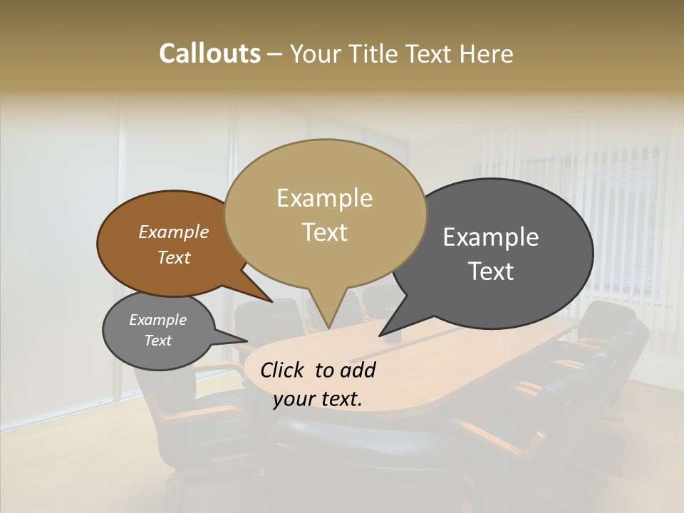 Writing Humor Board PowerPoint Template