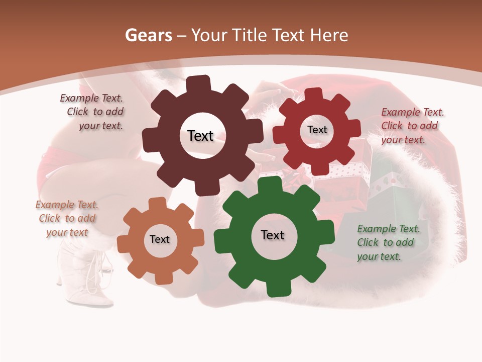 Santa Bag Gift PowerPoint Template