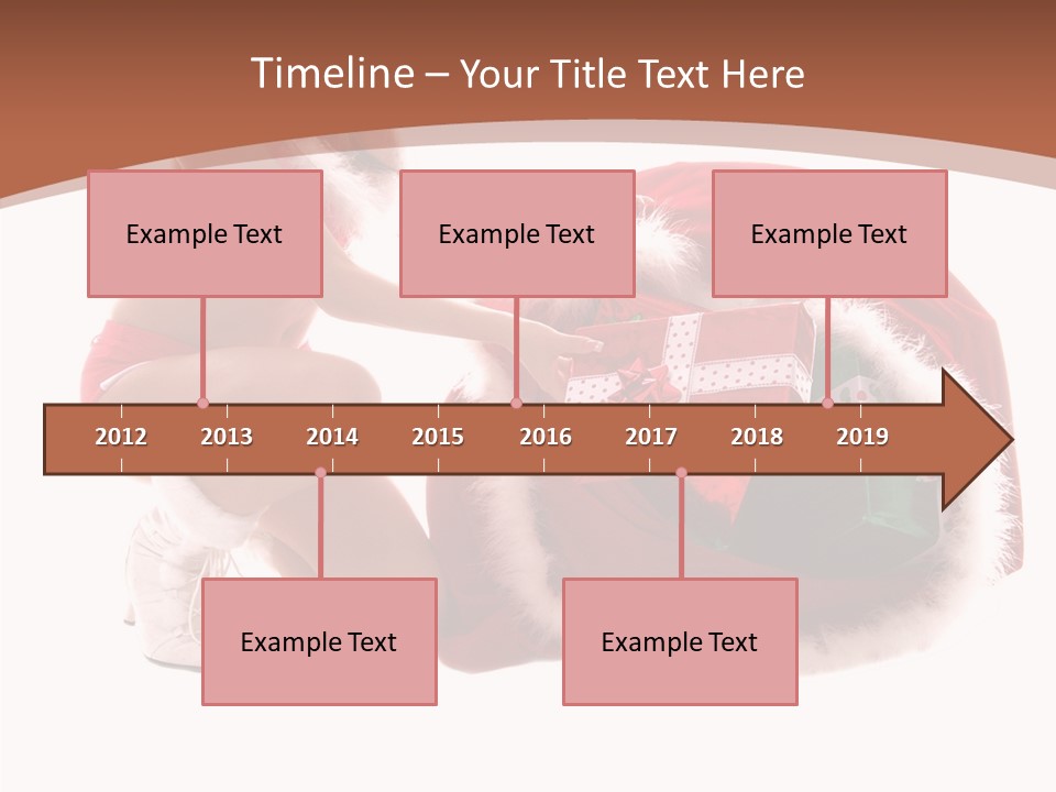Santa Bag Gift PowerPoint Template