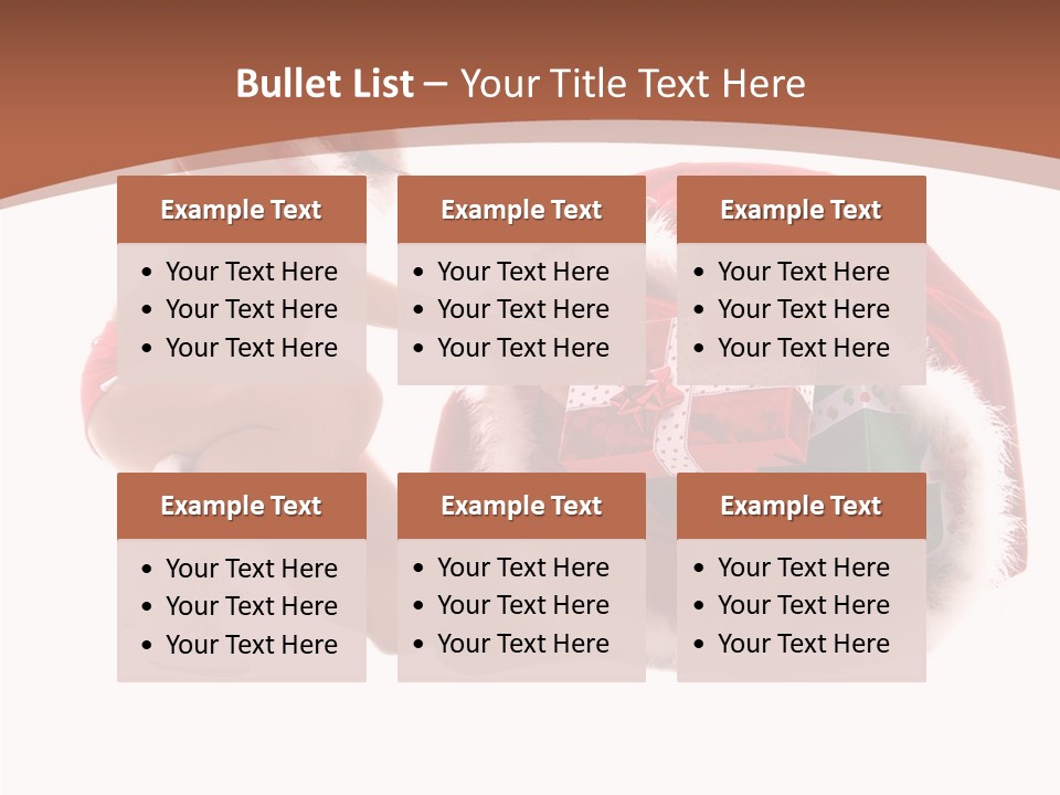 Santa Bag Gift PowerPoint Template