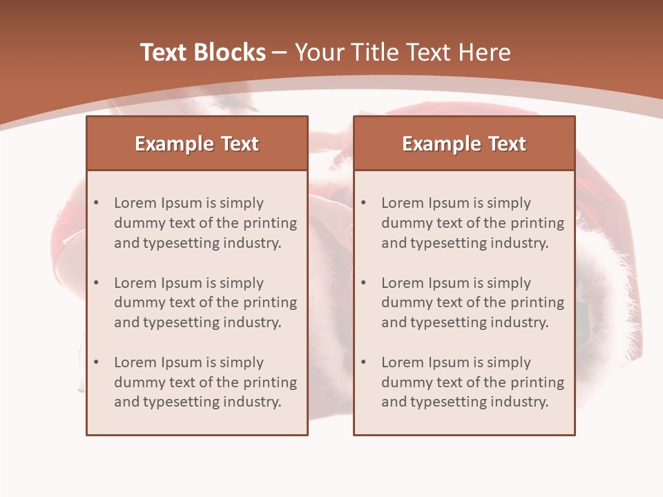 Santa Bag Gift PowerPoint Template