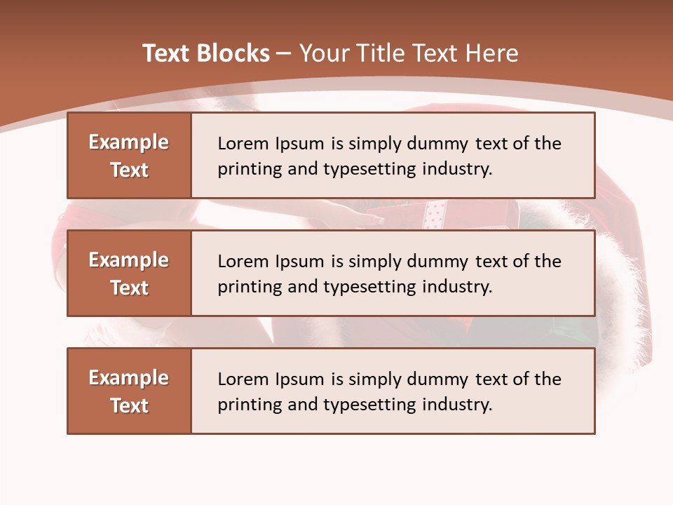 Santa Bag Gift PowerPoint Template