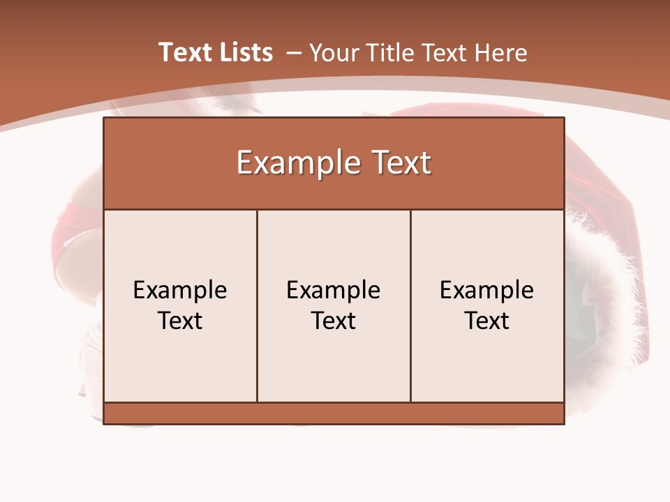 Santa Bag Gift PowerPoint Template