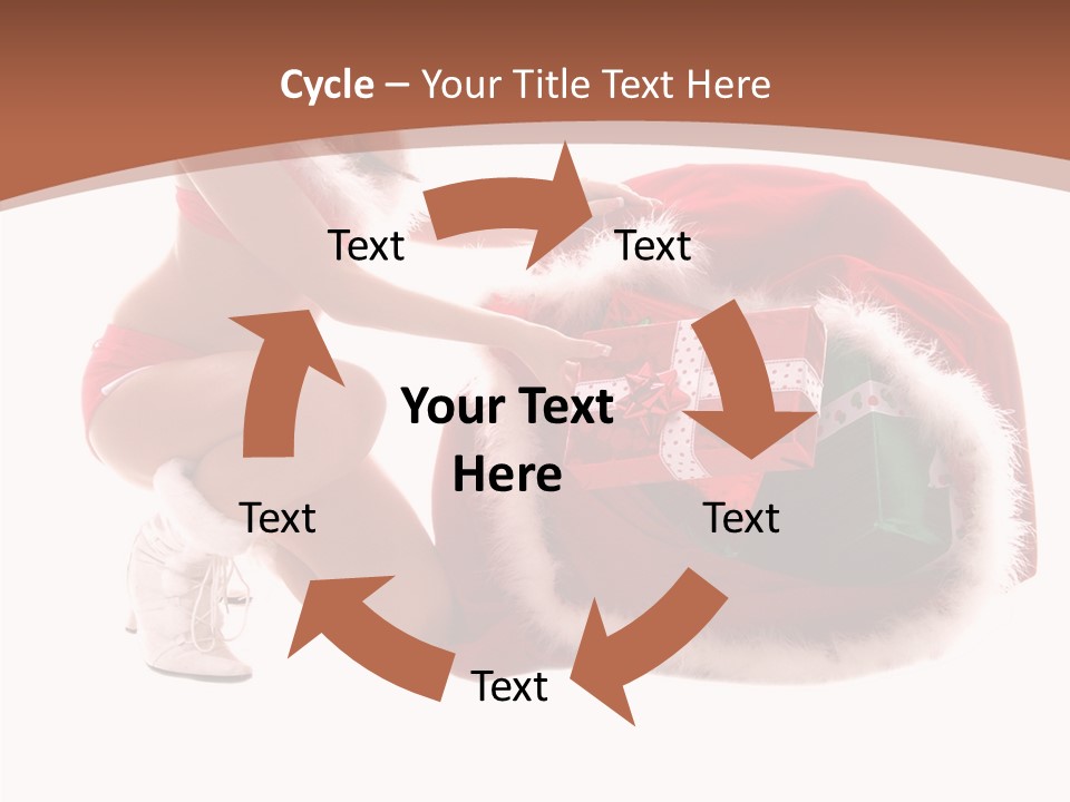 Santa Bag Gift PowerPoint Template