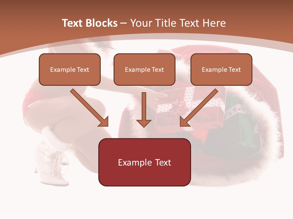 Santa Bag Gift PowerPoint Template