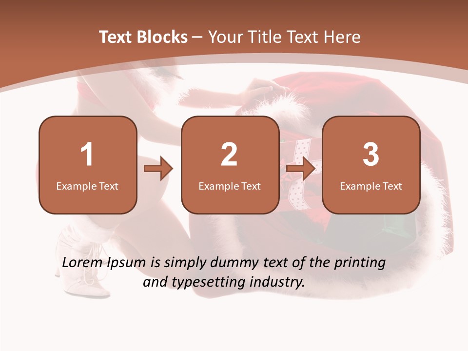 Santa Bag Gift PowerPoint Template