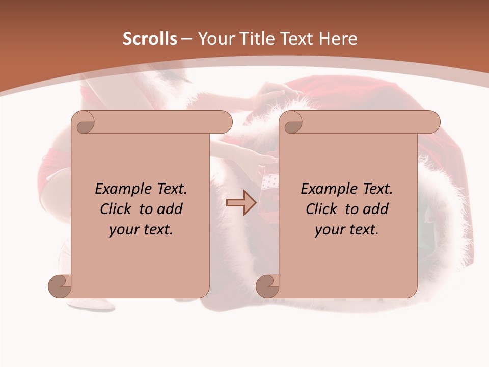 Santa Bag Gift PowerPoint Template