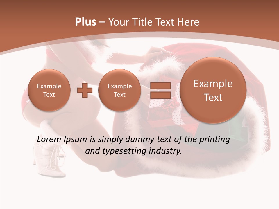 Santa Bag Gift PowerPoint Template