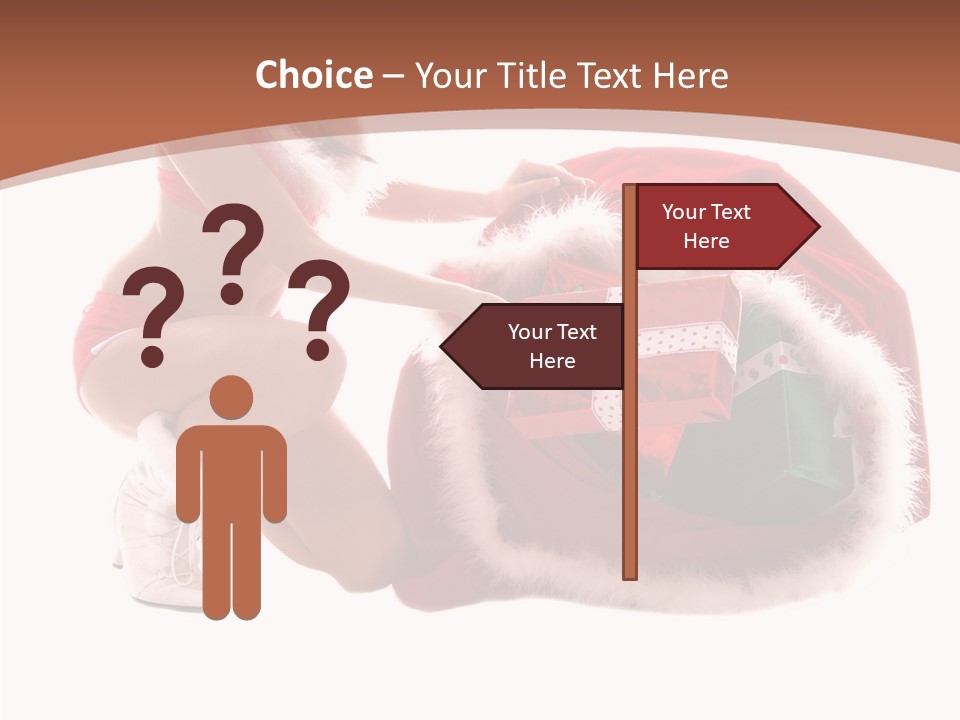 Santa Bag Gift PowerPoint Template