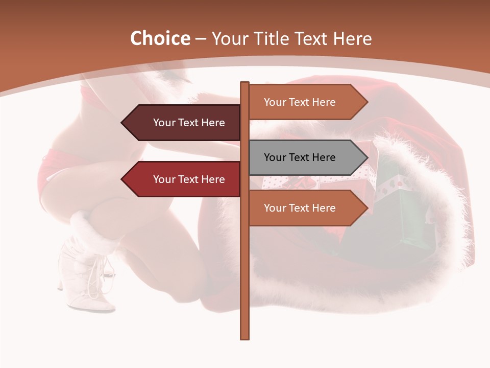 Santa Bag Gift PowerPoint Template