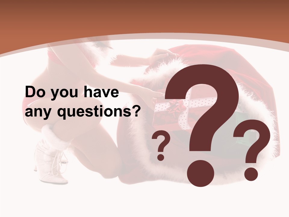 Santa Bag Gift PowerPoint Template