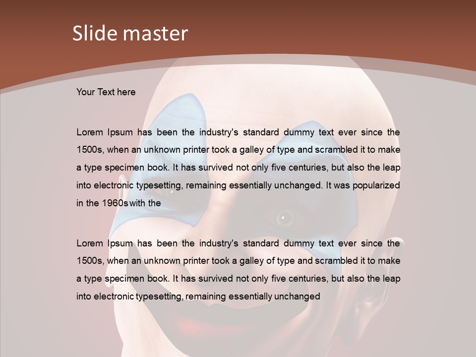 Sinister Emotional Phobia PowerPoint Template