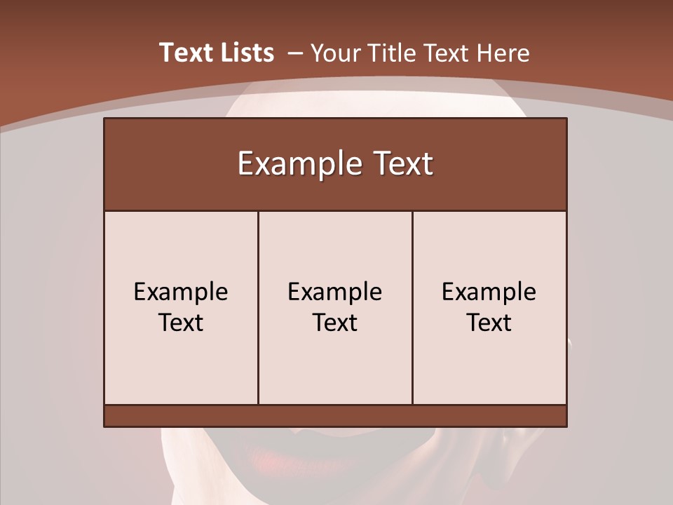 Sinister Emotional Phobia PowerPoint Template