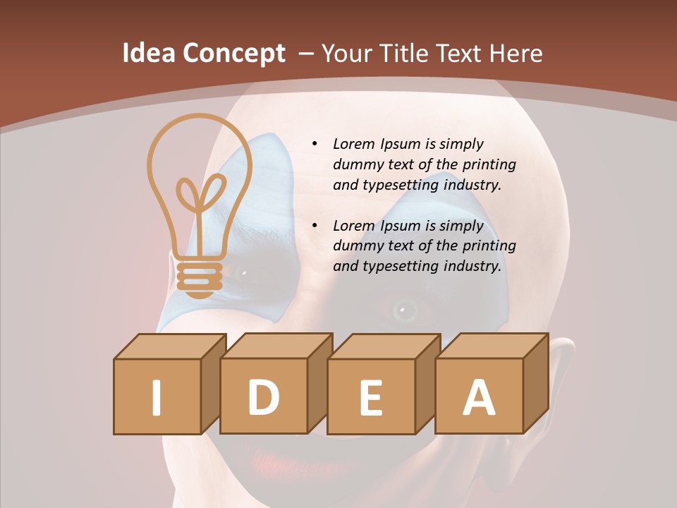 Sinister Emotional Phobia PowerPoint Template