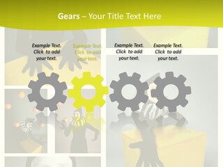 Hand Pose Performer PowerPoint Template