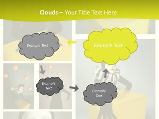 Hand Pose Performer PowerPoint Template