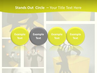 Hand Pose Performer PowerPoint Template