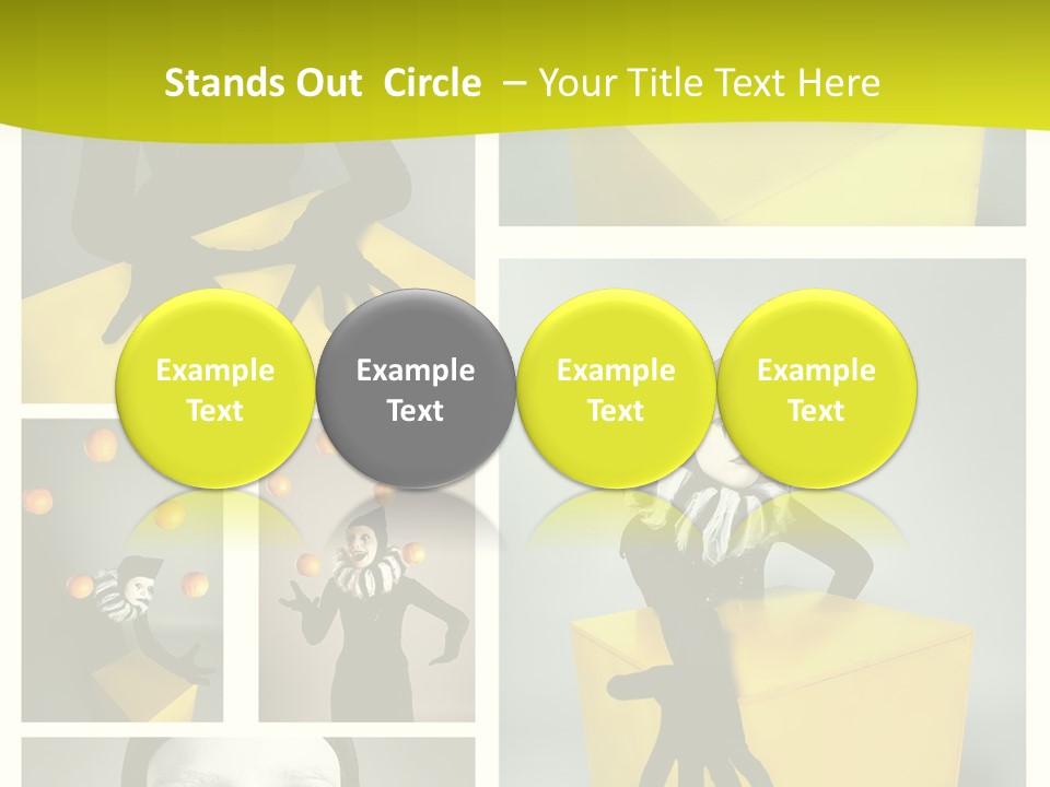 Hand Pose Performer PowerPoint Template