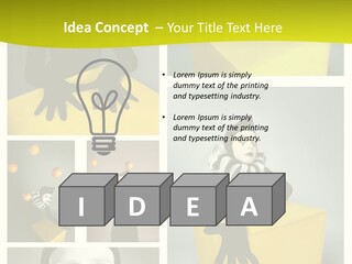 Hand Pose Performer PowerPoint Template