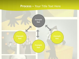 Hand Pose Performer PowerPoint Template