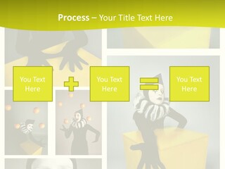 Hand Pose Performer PowerPoint Template
