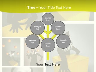 Hand Pose Performer PowerPoint Template