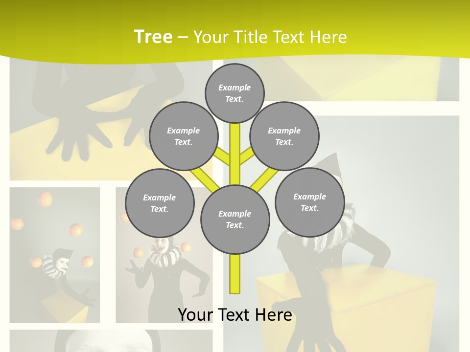 Hand Pose Performer PowerPoint Template