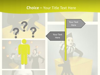 Hand Pose Performer PowerPoint Template