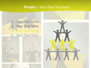 Hand Pose Performer PowerPoint Template